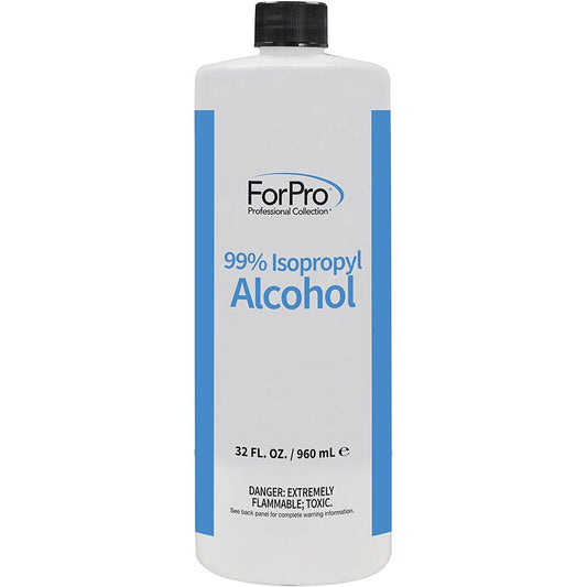 ForPro Professional Collection 99% Isopropyl Alcohol (IPA), Pure & Unadulterated Concentrated Alcohol, 32 Fl Oz (960ml)
