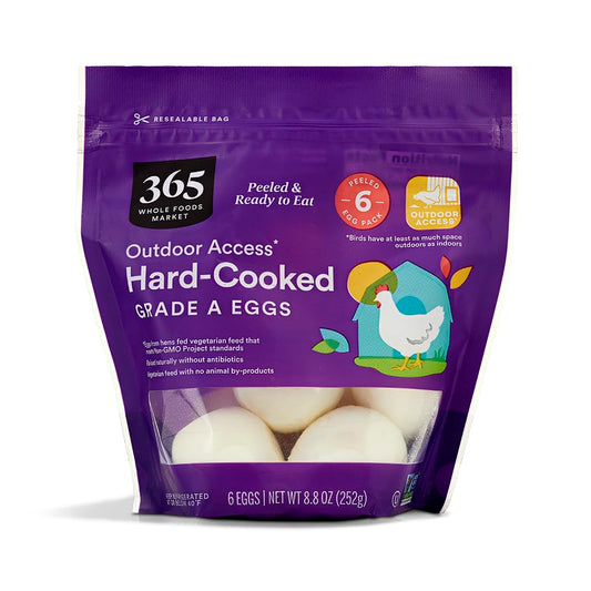365 by Whole Foods Market, Hard Cooked Medium Grade A Eggs, 6 ct