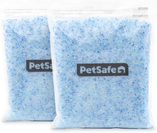PetSafe ScoopFree Premium Crystal Cat Litter - Outperforms Clay Litter - Refill Packs - Reusable Tray Compatible - Fresh Scent - 4.3 lb Bags - 2 Pack