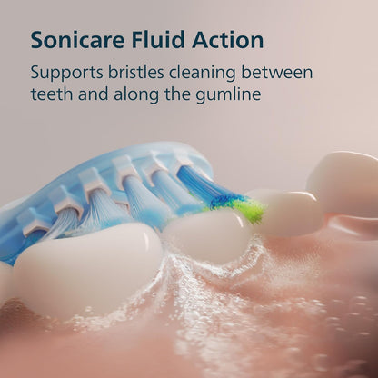 Philips Sonicare 6500 Series Electric Toothbrush - Next-Generation Sonicare Technology, Pressure Sensor, 9 Brushing Settings, SmarTimer, BrushPacer, 21-Day Runtime, Travel Case, White, HX7410/10
