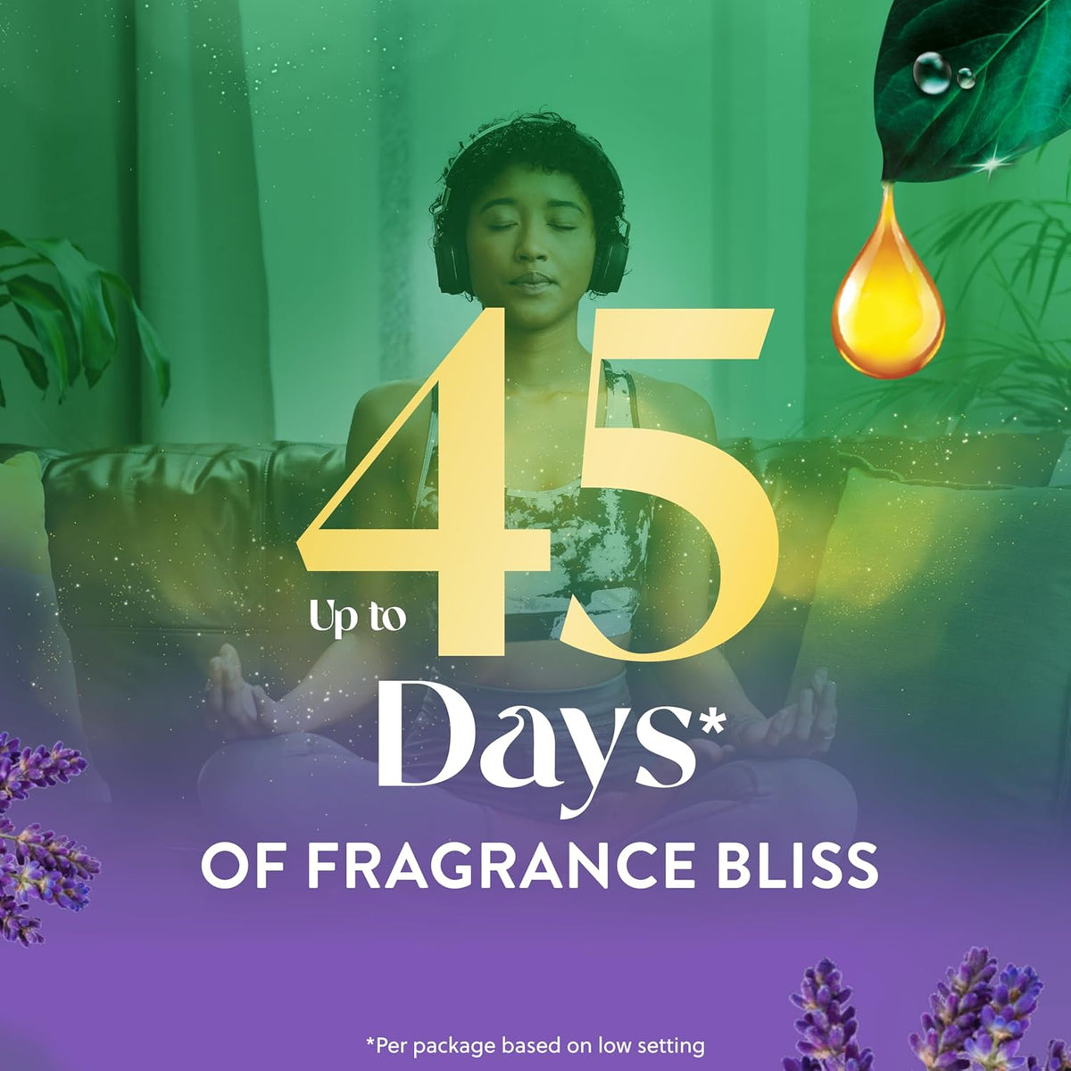 Air Wick Essential Mist Starter Kit, Diffuser + 1 Refill, Lavender and Almond Blossom, Air Freshener, Essential Oils