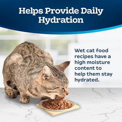 Blue Buffalo Tastefuls Flaked Wet Cat Food Variety Pack, Made with Natural Ingredients, Tuna, Chicken, Fish & Shrimp, 3-oz Cans (12 Count, 4 of Each)
