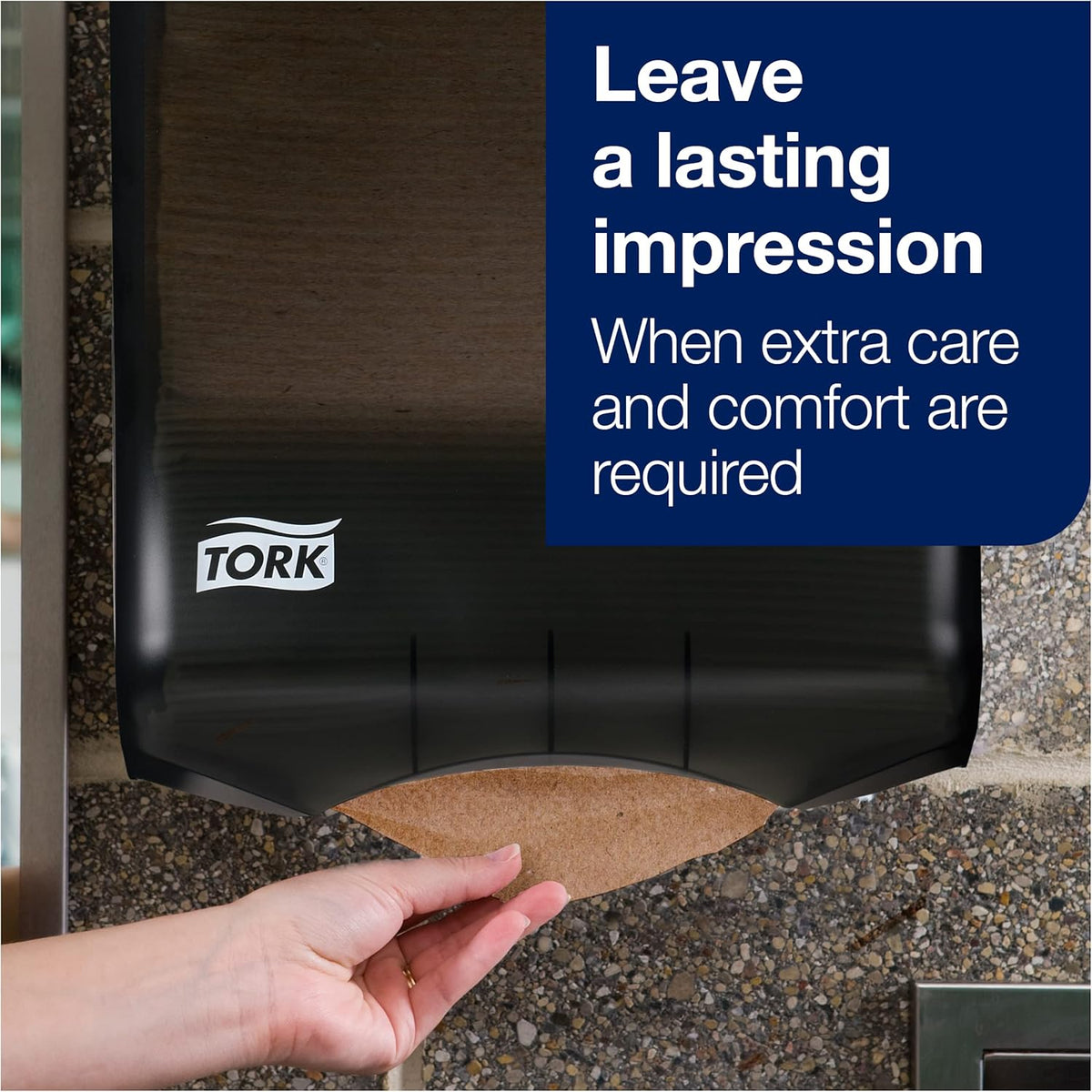 Tork Multifold Hand Towel, Natural, 100% recycled, FSC certified, Compatible with H2 Dispensers, 16 packs x 250 sheets (MK520A)
